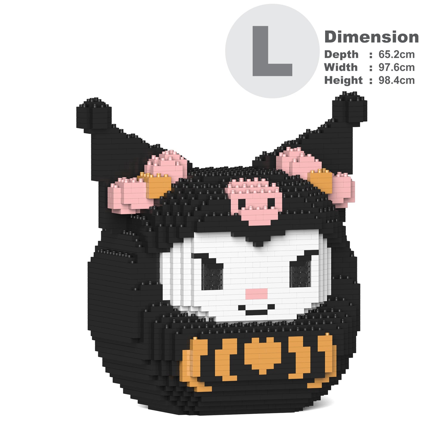 Kuromi Daruma 01