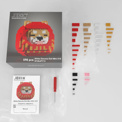 Shiba Daruma Doll Mini 01