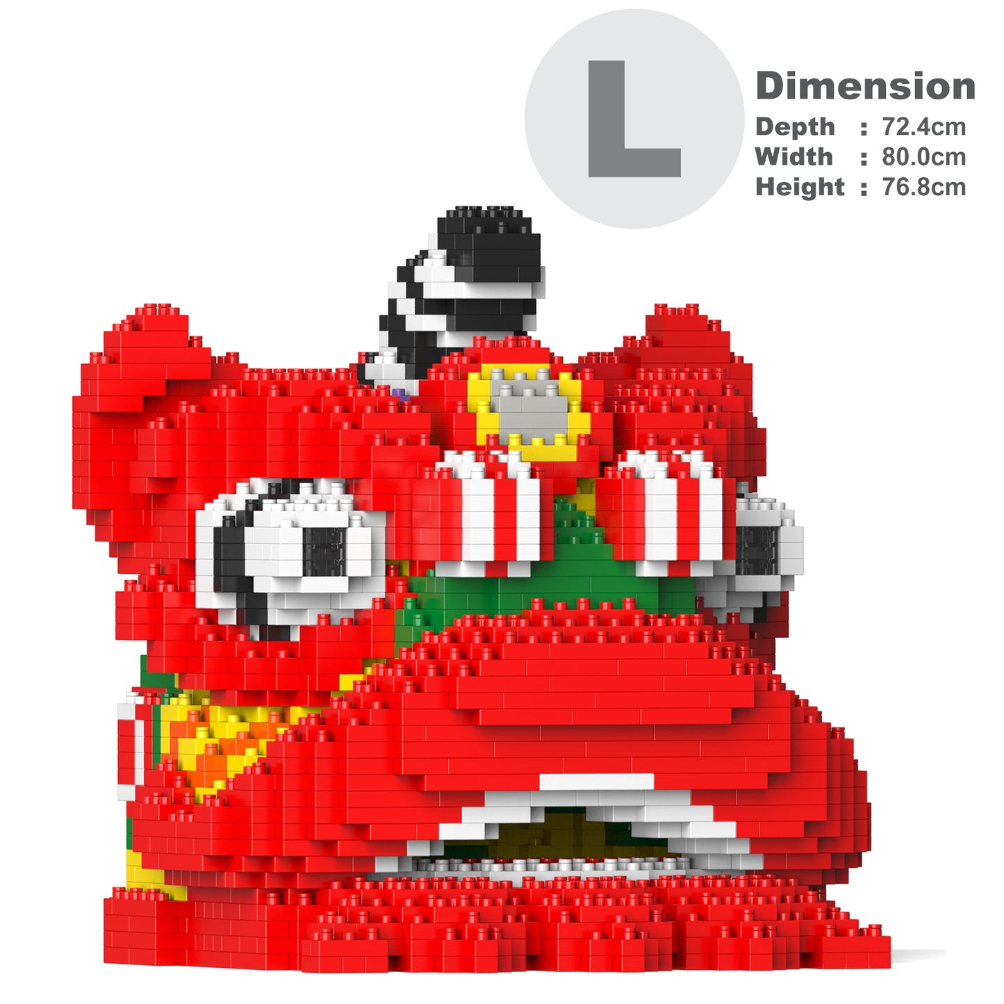 舞獅頭01