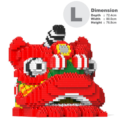 舞獅頭01
