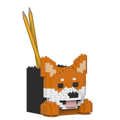 柴犬筆筒01S