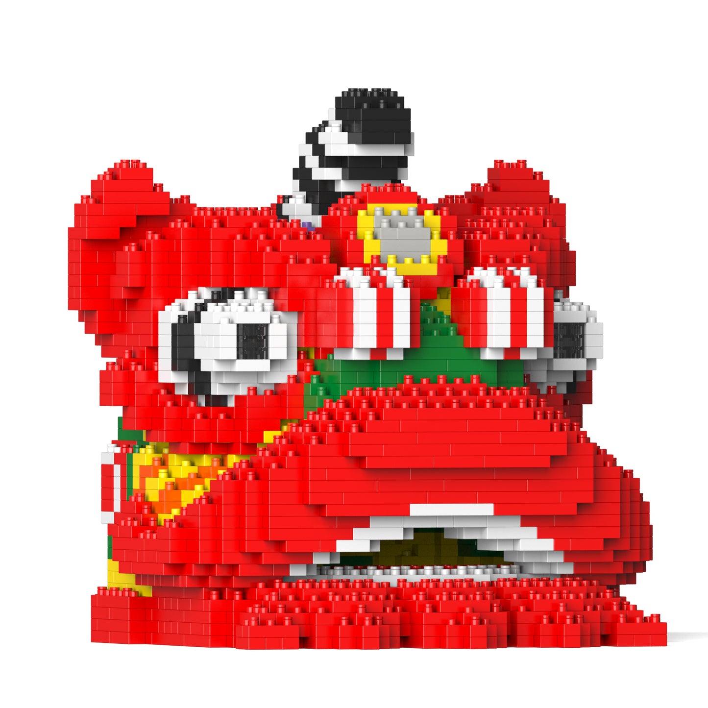 舞獅頭01