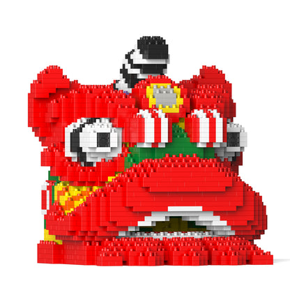 舞獅頭01