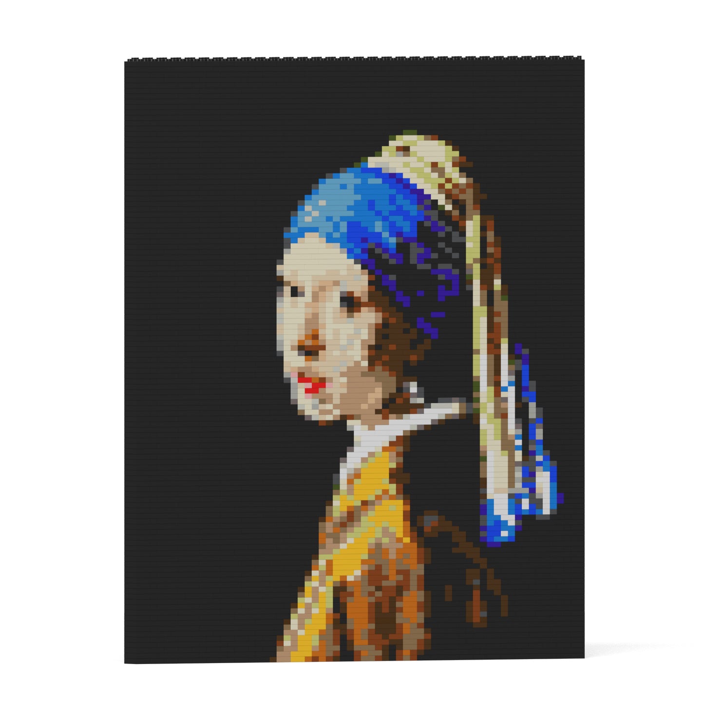 戴珍珠耳環的少女-積木掛畫01S