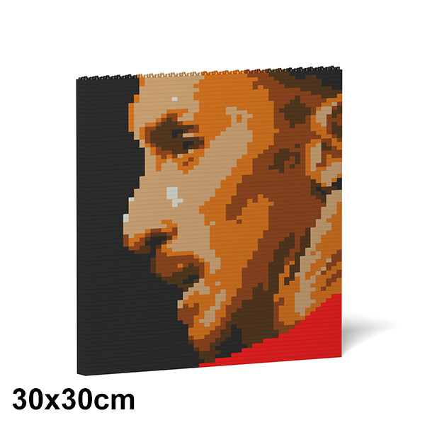 Zlatan Ibrahimovic Brick Painting 01S